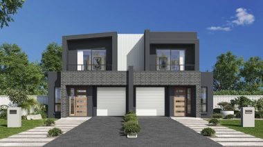 Caringbah Duplex - Ascent Facade