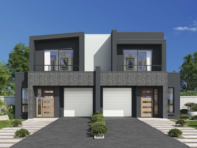 Caringbah Duplex - Ascent Facade