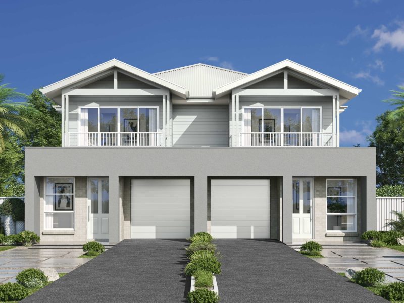 Caringbah Duplex - Coastal Facade