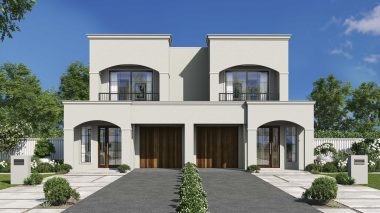 Caringbah Duplex - Mediterranean Facade