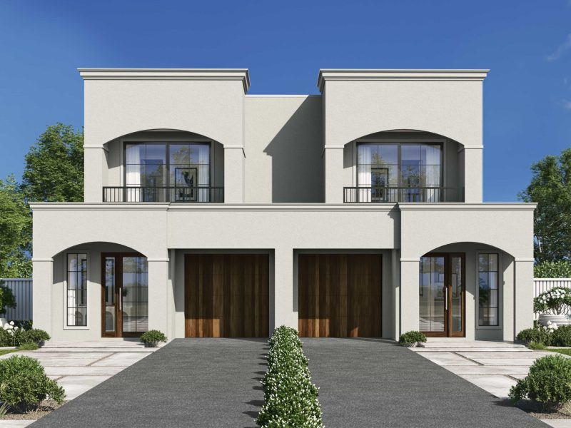 Caringbah Duplex - Mediterranean Facade