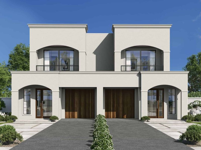 Caringbah Duplex - Mediterranean Facade