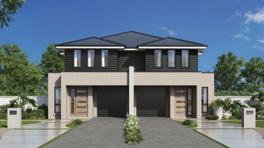 Caringbah Duplex - Modern Facade