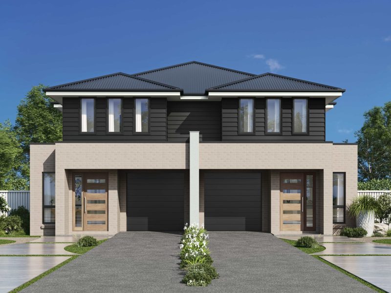 Caringbah Duplex - Modern Facade