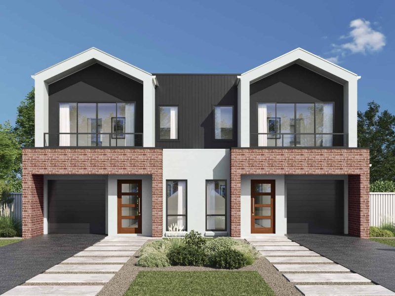 Glenbrook Duplex - Pavillion Facade
