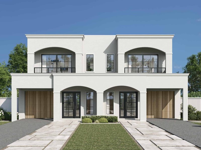 Kirrawee Duplex - Mediterranean Facade