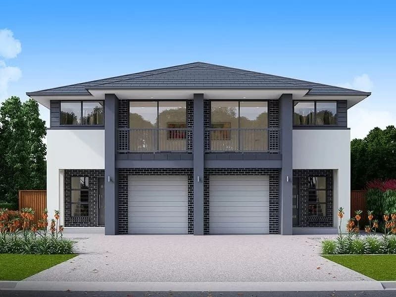 Leura Contemporary Facade - Duplex